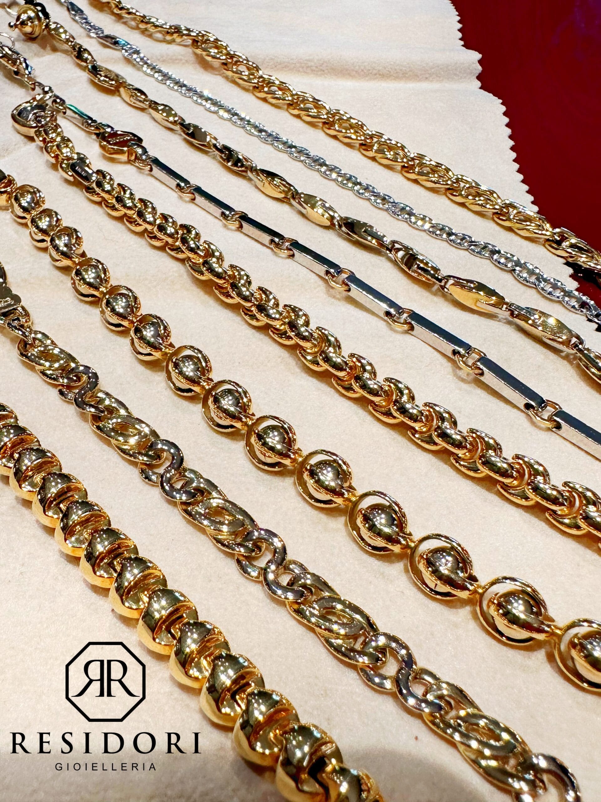 Bracciali uomo oro