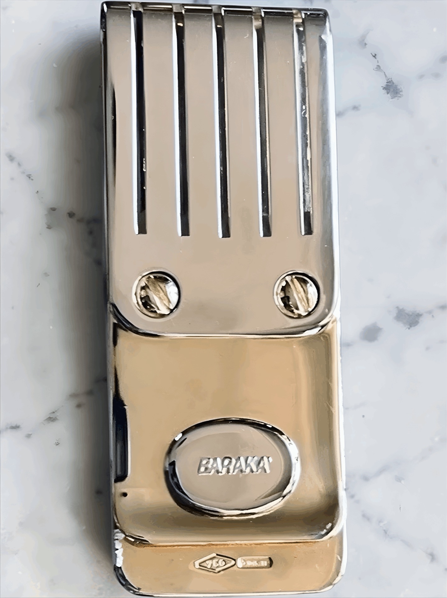 Fermasoldi in oro kt 750