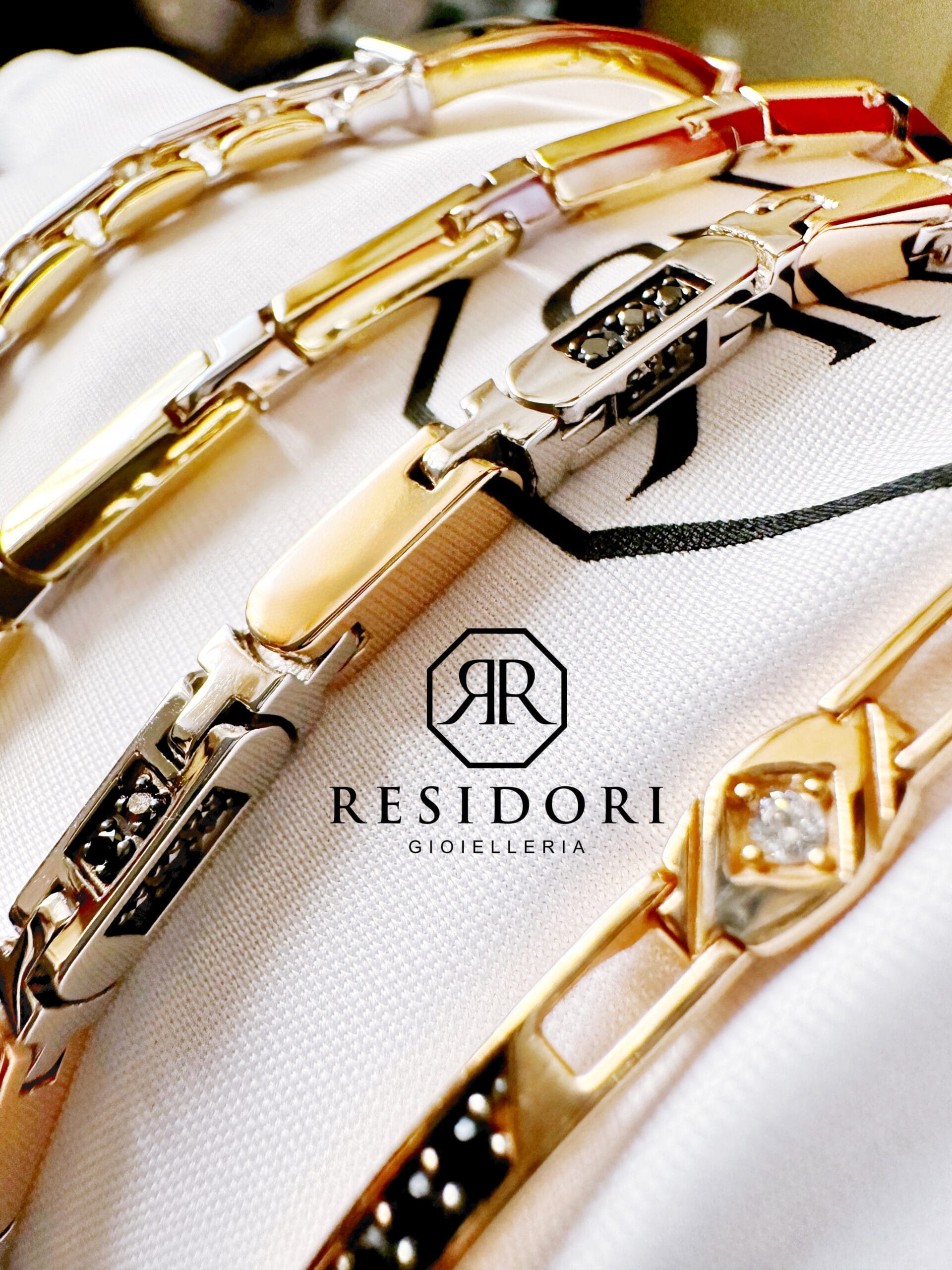 Bracciali oro kt 750 oreficeria