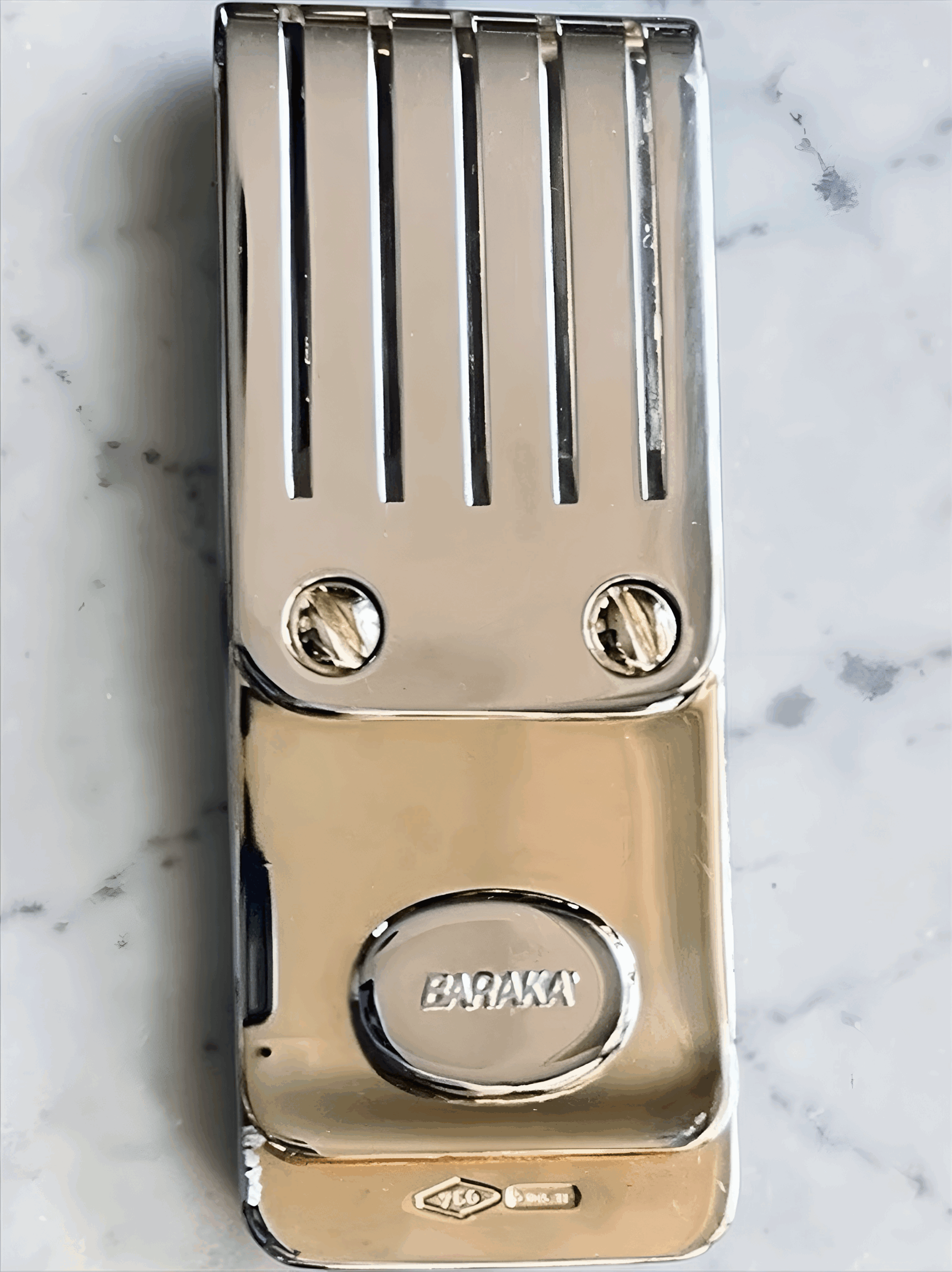 Ferma soldi in oro kt 750